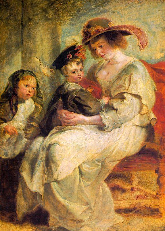 Peter Paul Rubens Helene Fourment and her Children, Claire-Jeanne and Francois oil painting image